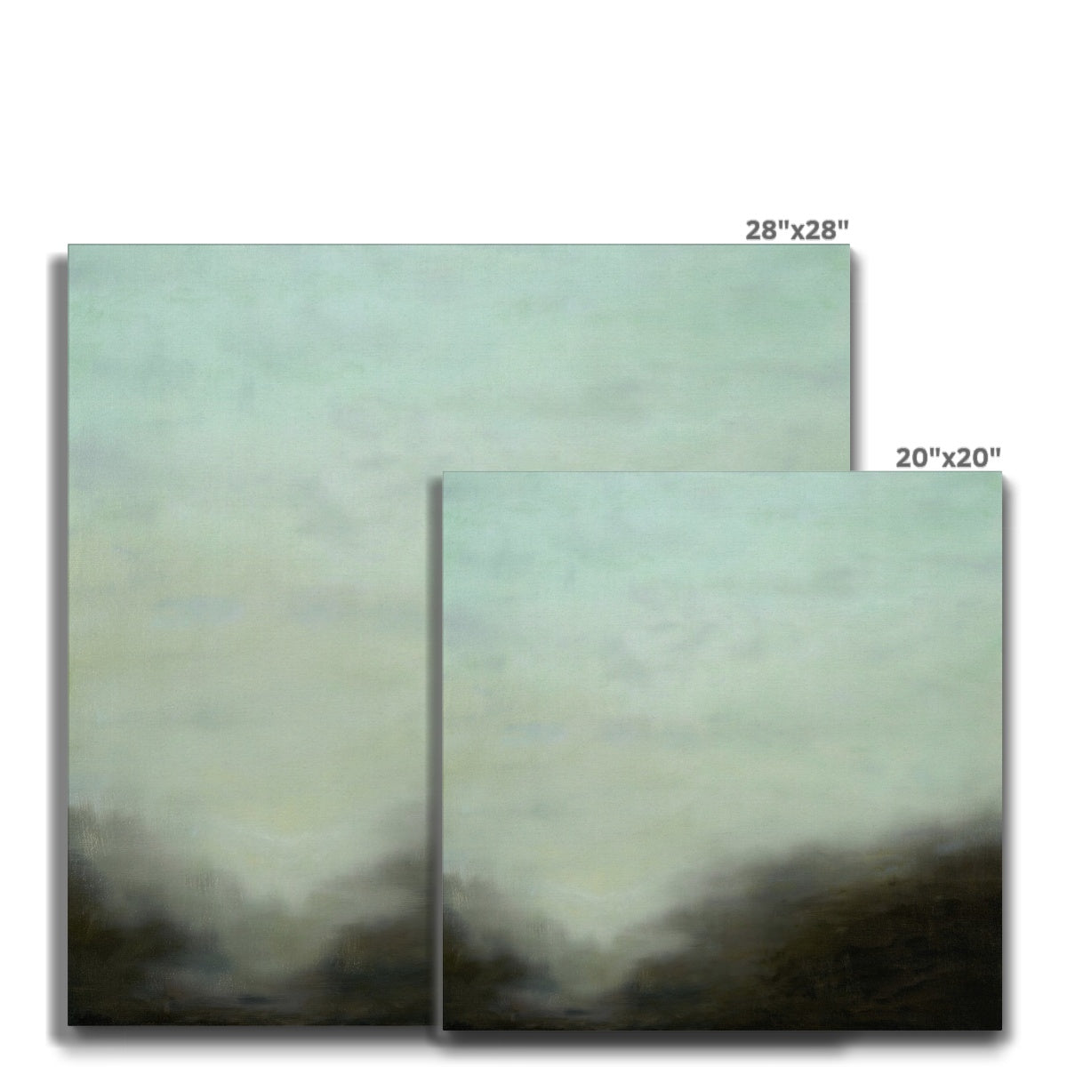 glimpse print on canvas – alternative sizes